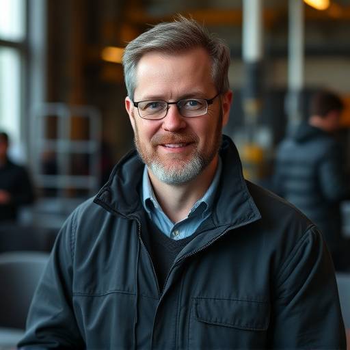 Portrett av Knut Hansen, Produksjonsleder i Nordlys Møbler